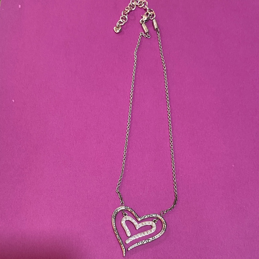 Brighton Silver Heart Pendant Necklace